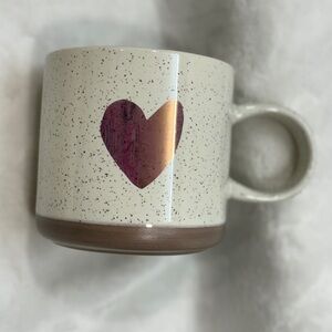 Starbucks Mug with Rose Gold Heart Design